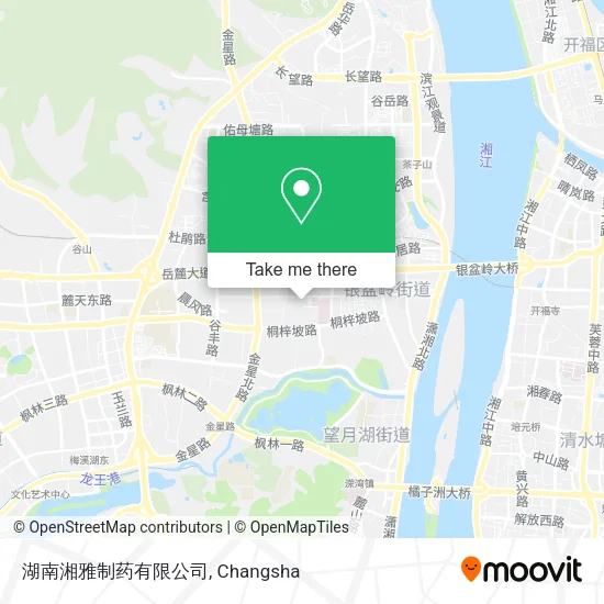 湖南湘雅制药有限公司 map