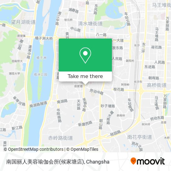 南国丽人美容瑜伽会所(候家塘店) map