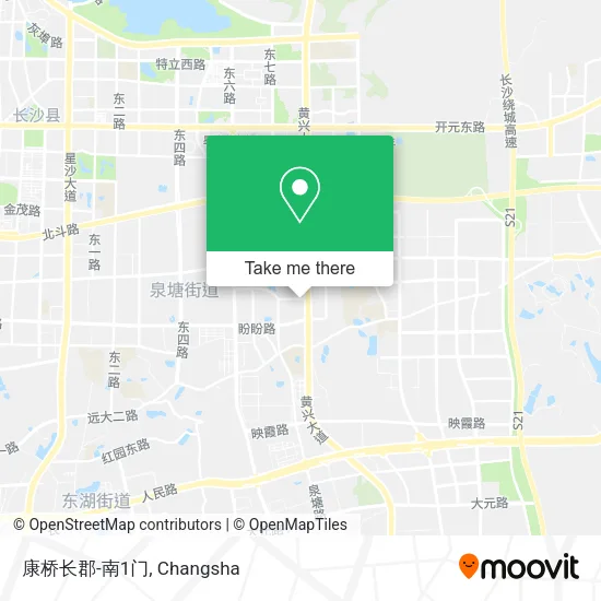 康桥长郡-南1门 map