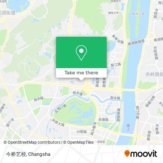 今桥艺校 map