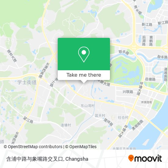 含浦中路与象嘴路交叉口 map