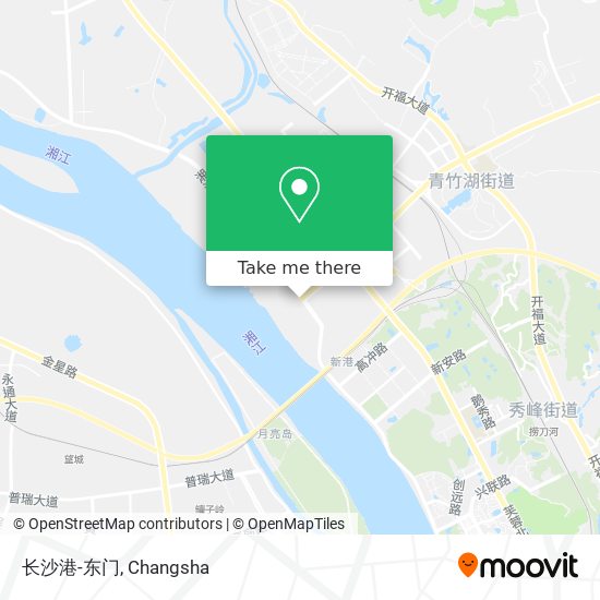 长沙港-东门 map