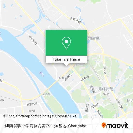 湖南省职业学院体育舞蹈生源基地 map