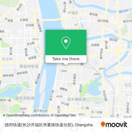 德邦快递(长沙开福区华夏路快递分部) map