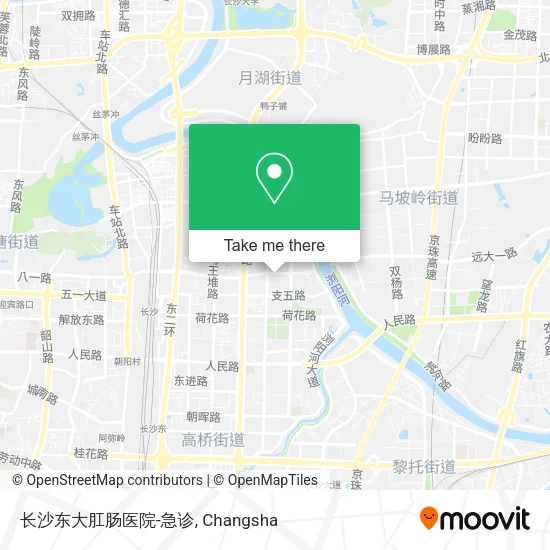 长沙东大肛肠医院-急诊 map