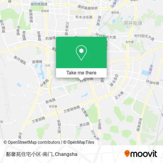 鄱馨苑住宅小区-南门 map
