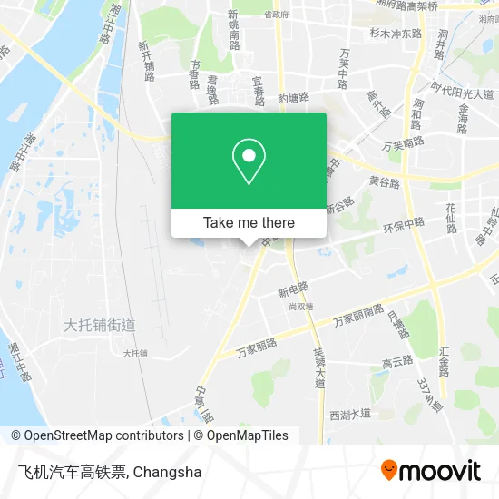 飞机汽车高铁票 map
