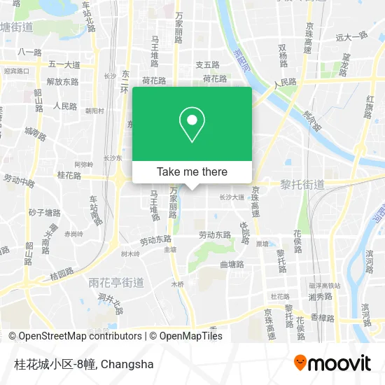 桂花城小区-8幢 map