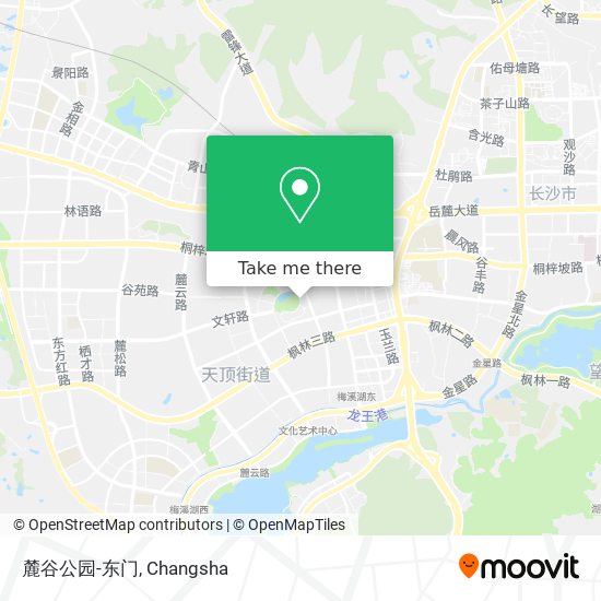 麓谷公园-东门 map