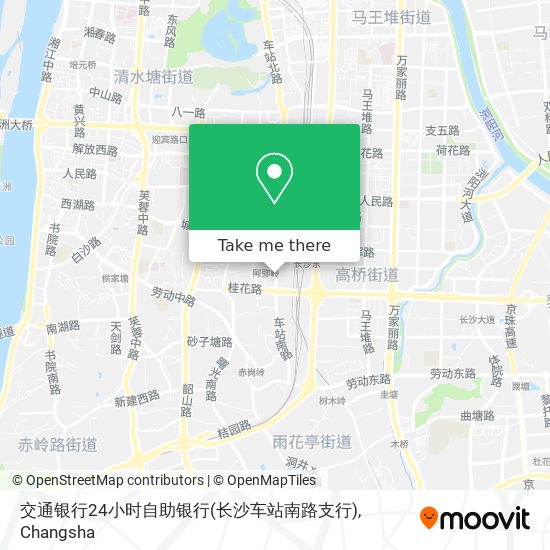 交通银行24小时自助银行(长沙车站南路支行) map