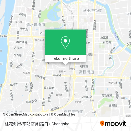 桂花树街/车站南路(路口) map