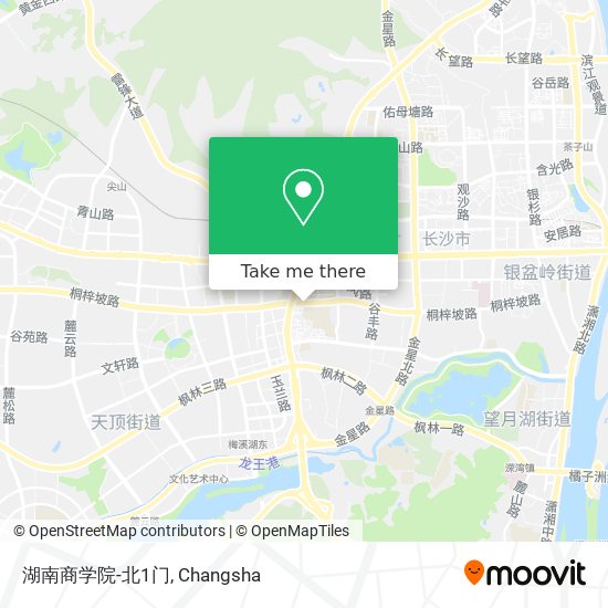 湖南商学院-北1门 map