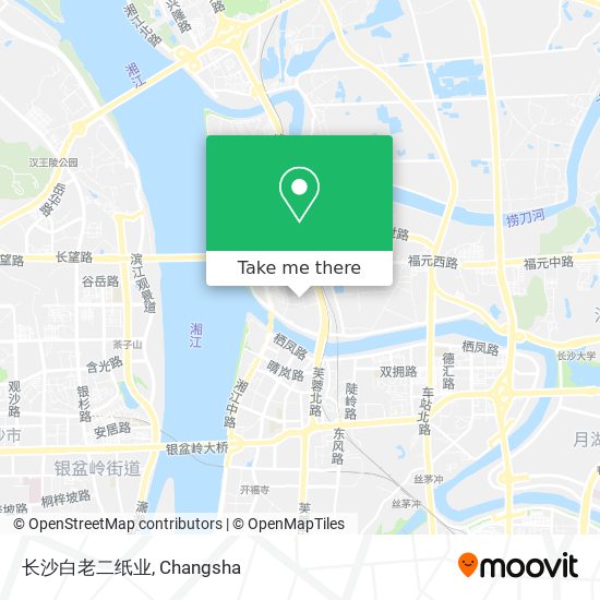 长沙白老二纸业 map