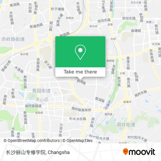 长沙丽山专修学院 map