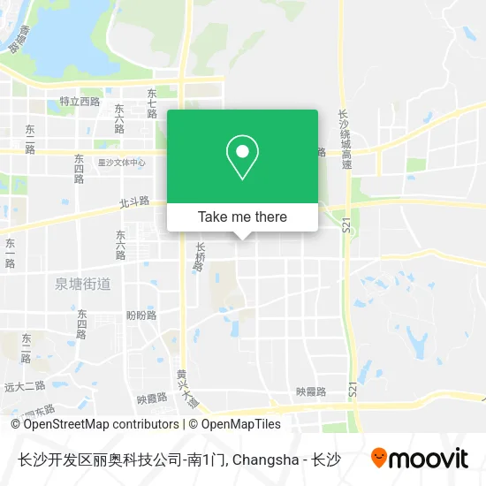 长沙开发区丽奥科技公司-南1门 map