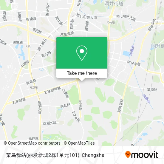 菜鸟驿站(丽发新城2栋1单元101) map