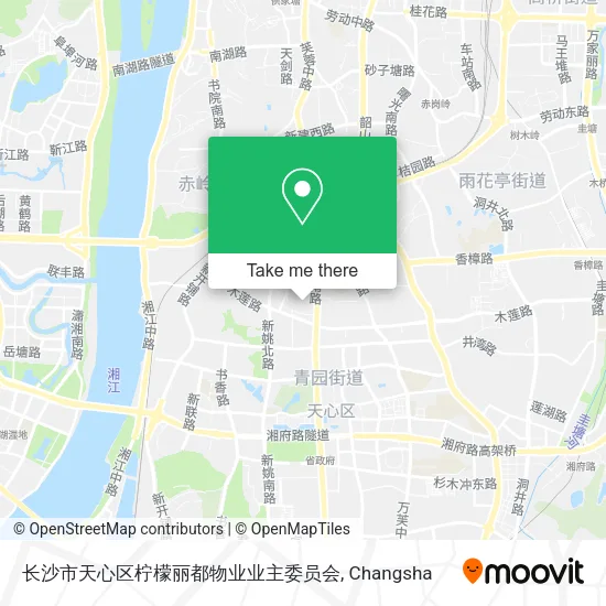 长沙市天心区柠檬丽都物业业主委员会 map