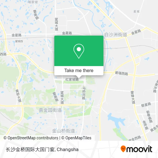 长沙金桥国际大国门窗 map