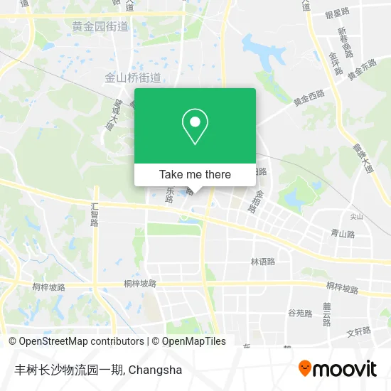 丰树长沙物流园一期 map