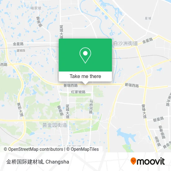 金桥国际建材城 map
