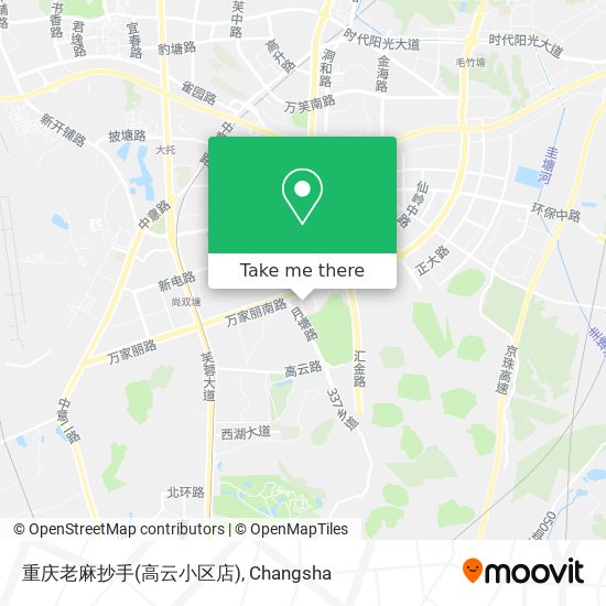 重庆老麻抄手(高云小区店) map