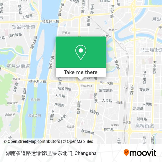 湖南省道路运输管理局-东北门 map