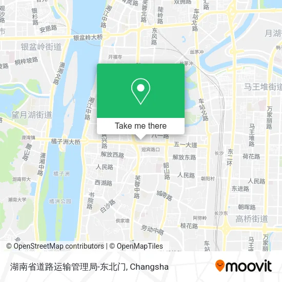 湖南省道路运输管理局-东北门 map