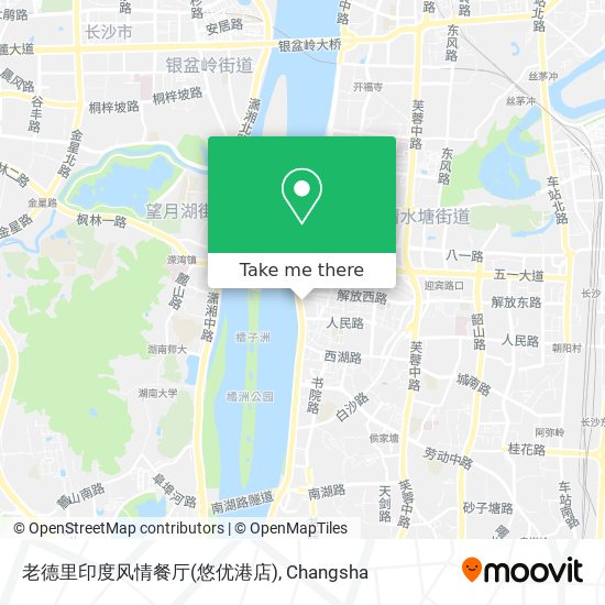老德里印度风情餐厅(悠优港店) map