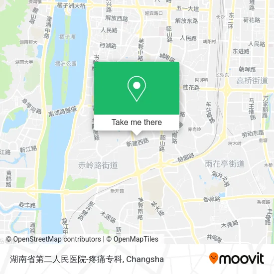 湖南省第二人民医院-疼痛专科 map