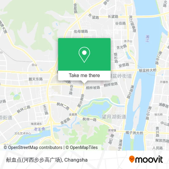 献血点(河西步步高广场) map