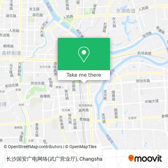 长沙国安广电网络(武广营业厅) map