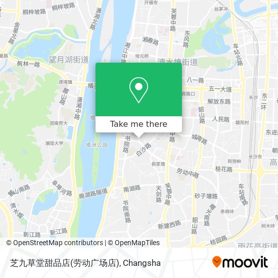 芝九草堂甜品店(劳动广场店) map