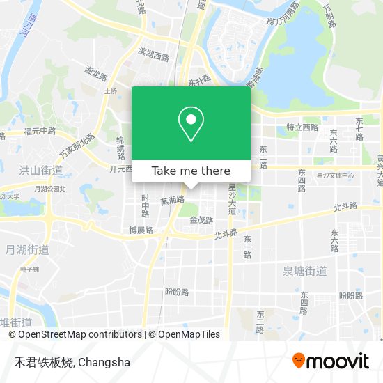 禾君铁板烧 map