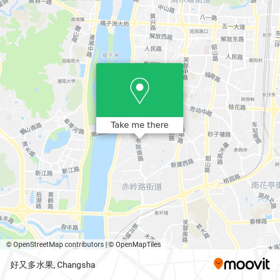 好又多水果 map