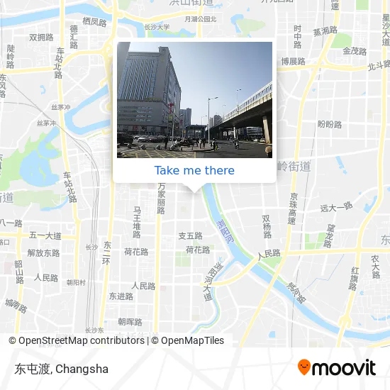 东屯渡 map