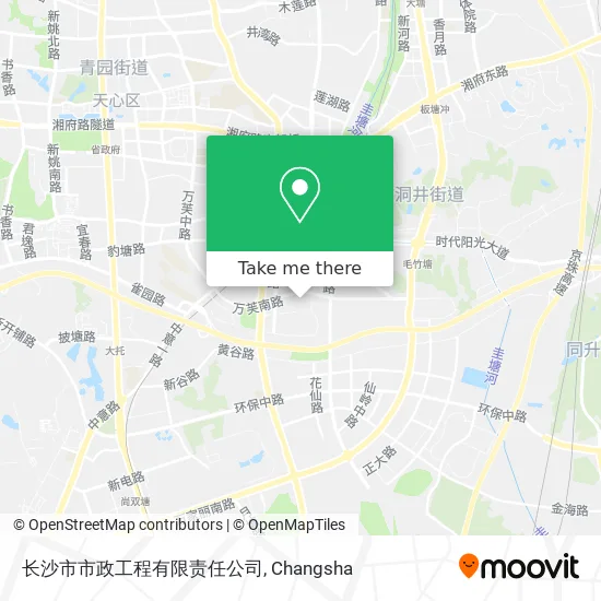 长沙市市政工程有限责任公司 map