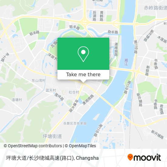 坪塘大道/长沙绕城高速(路口) map