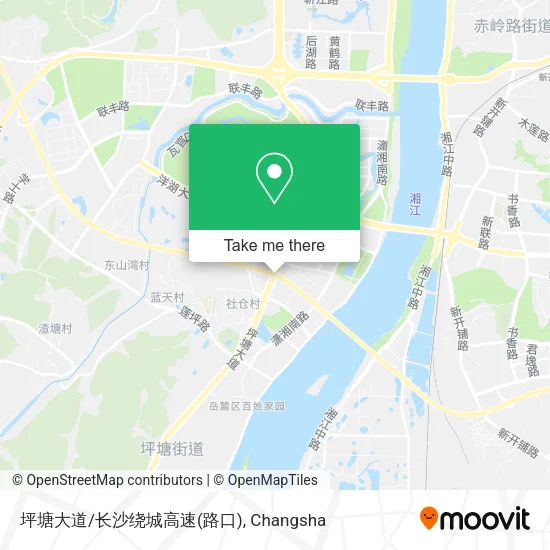 坪塘大道/长沙绕城高速(路口) map