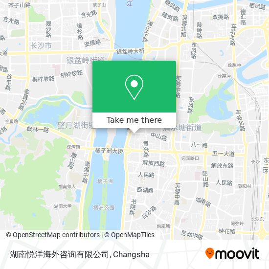 湖南悦洋海外咨询有限公司 map