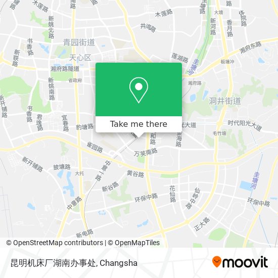 昆明机床厂湖南办事处 map