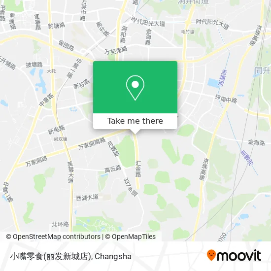 小嘴零食(丽发新城店) map