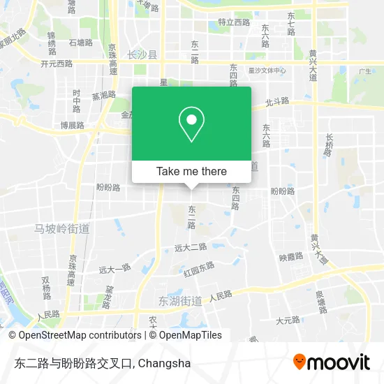 东二路与盼盼路交叉口 map