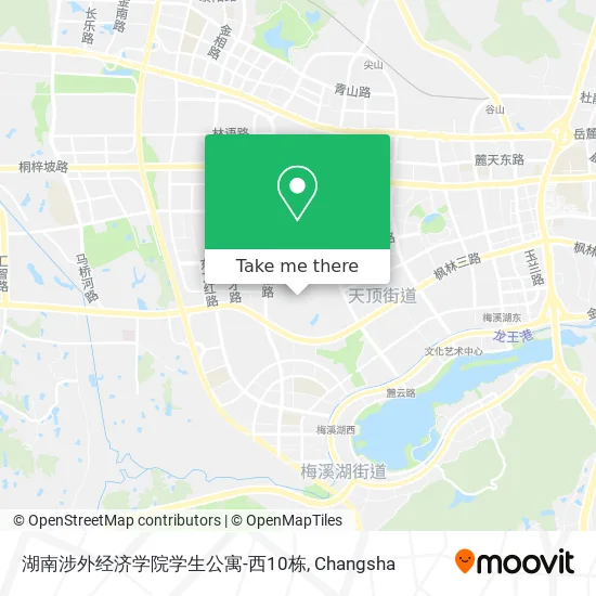 湖南涉外经济学院学生公寓-西10栋 map