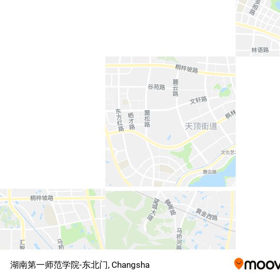 湖南第一师范学院-东北门 map