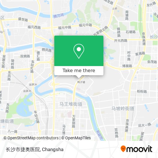 长沙市捷奥医院 map