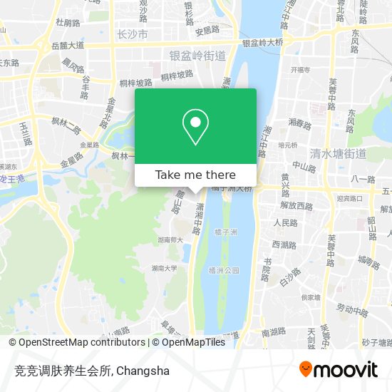 竞竞调肤养生会所 map