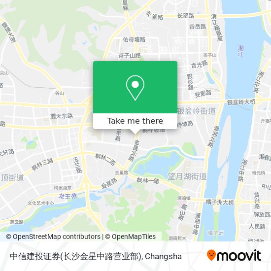 中信建投证券(长沙金星中路营业部) map