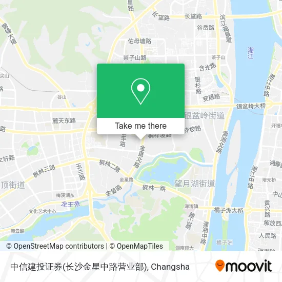 中信建投证券(长沙金星中路营业部) map
