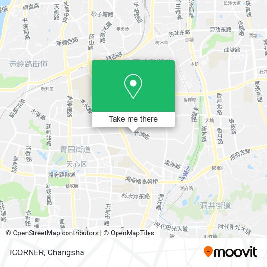 ICORNER map