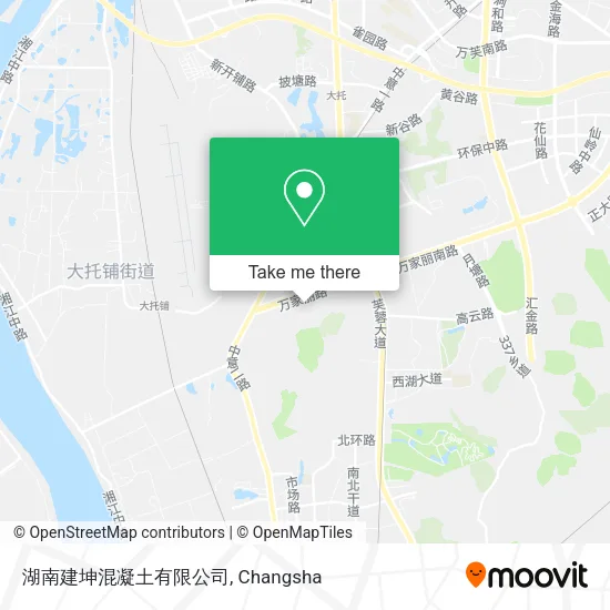 湖南建坤混凝土有限公司 map